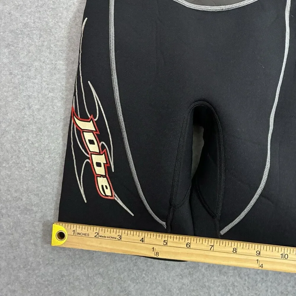 Jobe Youth Large Shorty Wetsuit Black Gray 2mm Back Zip Watersports Surf Ski